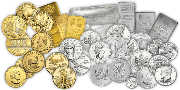 Click to enlarge gold and silver