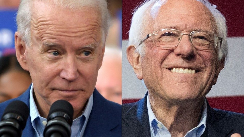 Click to enlarge Joe Biden Bernie Sanders