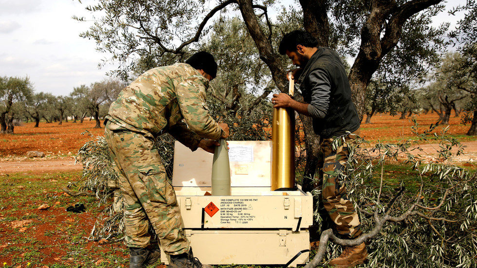 Click to enlarge Syrian fighters