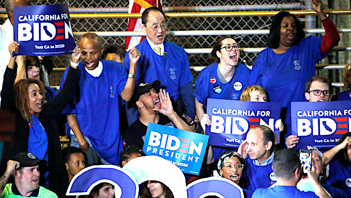 Biden supporters