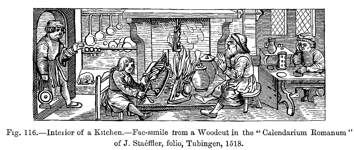 Click to enlarge medieval kitchen