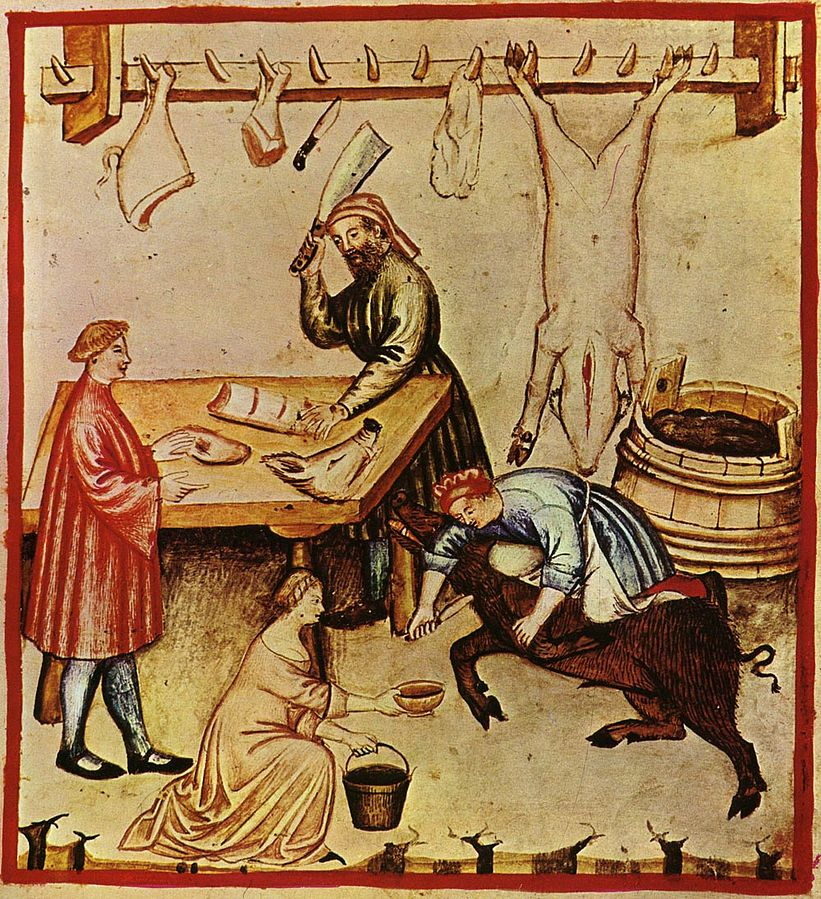 medieval kitchen