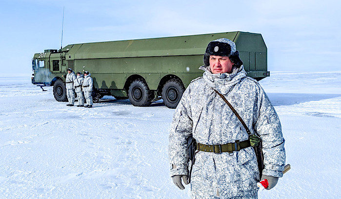 Russian arctic troops