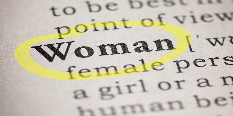 dictionary woman entry
