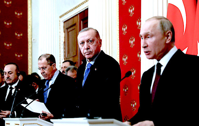 Click to enlarge Putin Erdogan Lavrov Cavusoglu