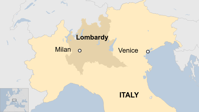 Click to enlarge Italy quarantine map