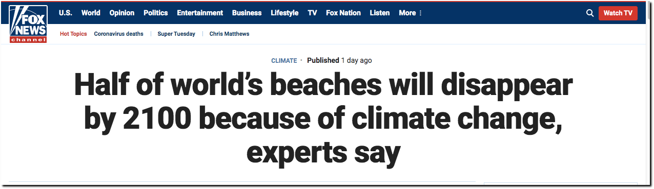 Disappearing Beaches
