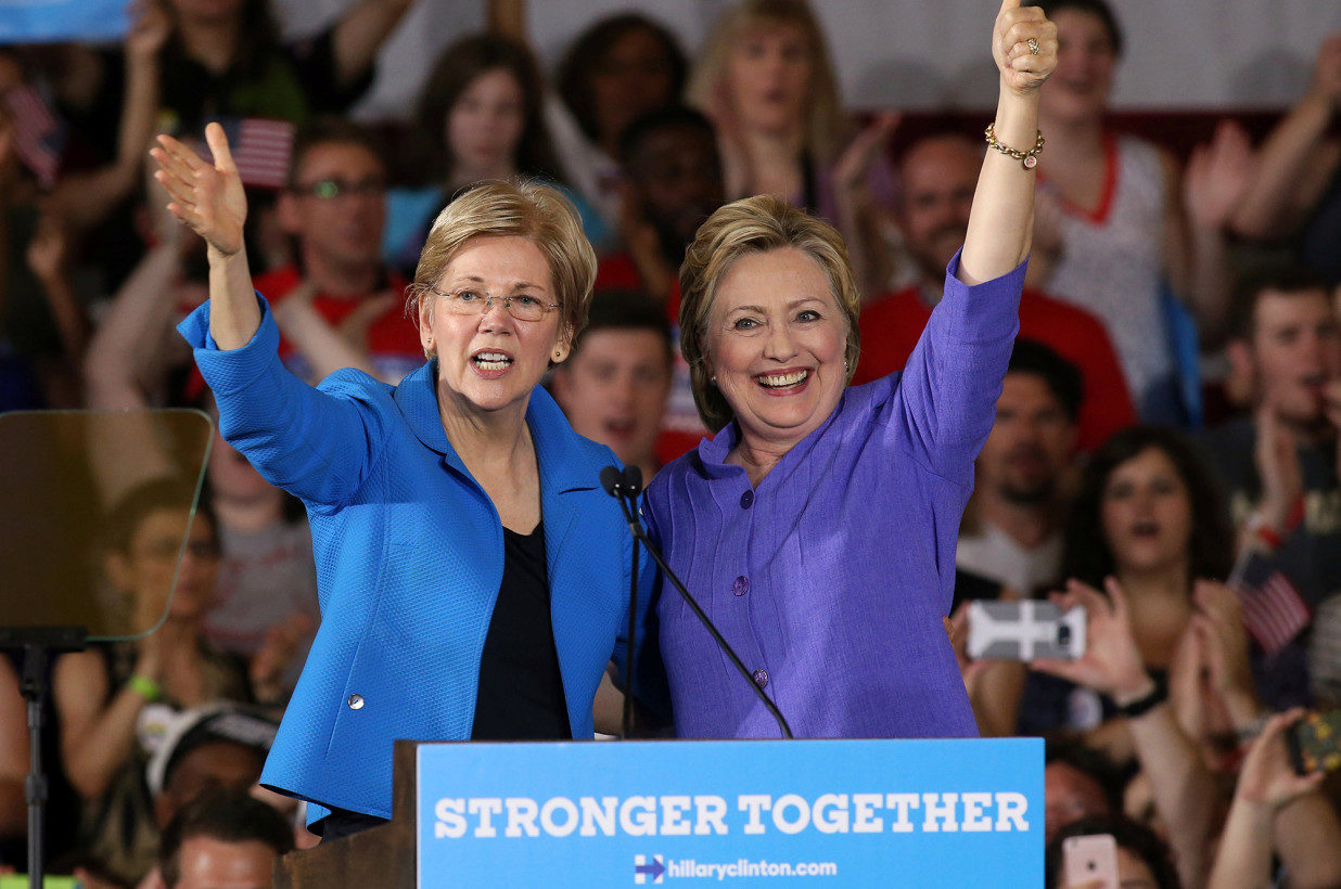Elizabeth Warren Hillary Clinton