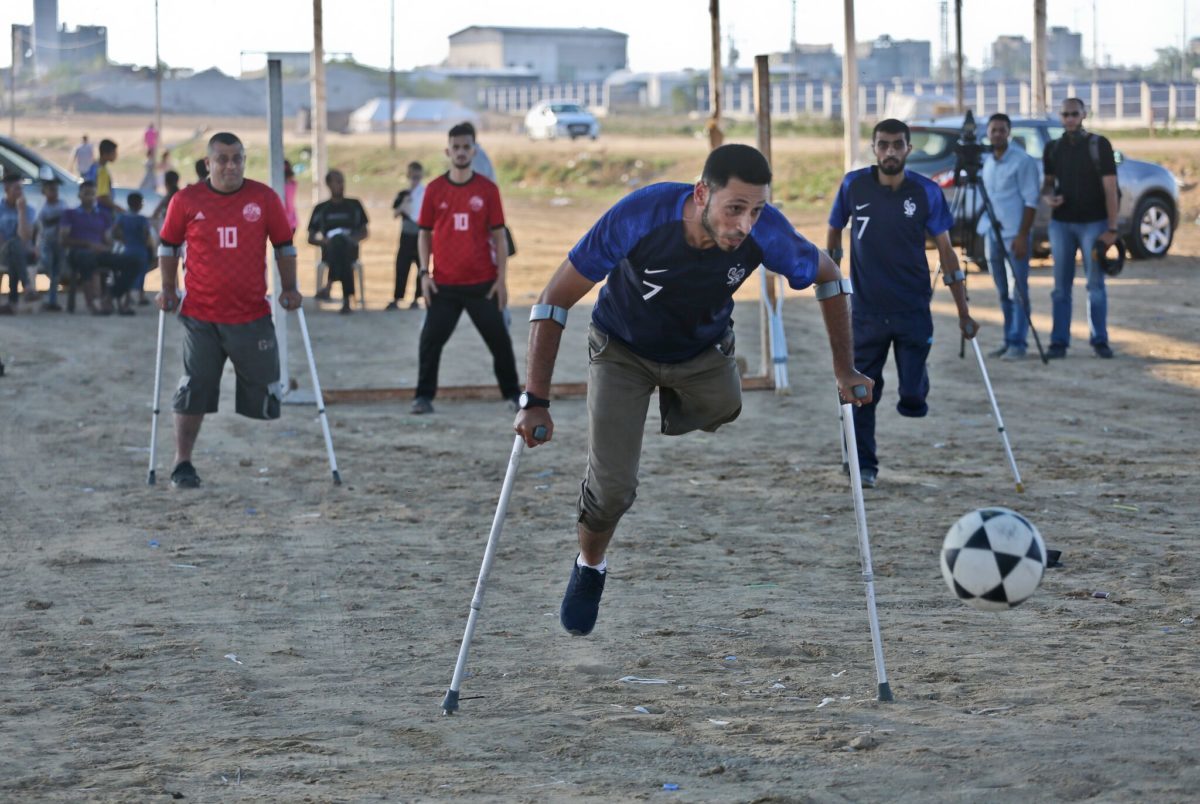 gaza amputees IDF kneecaps