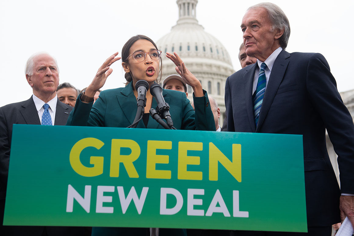 Click to enlarge green new deal