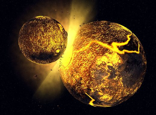 Giant-impact hypothesis: Traces of Theia found in the Moon Giant-impact hypothesis: Traces of Theia found in the Moon