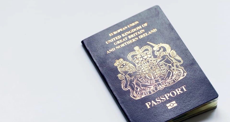 Click to enlarge uk british blue passport