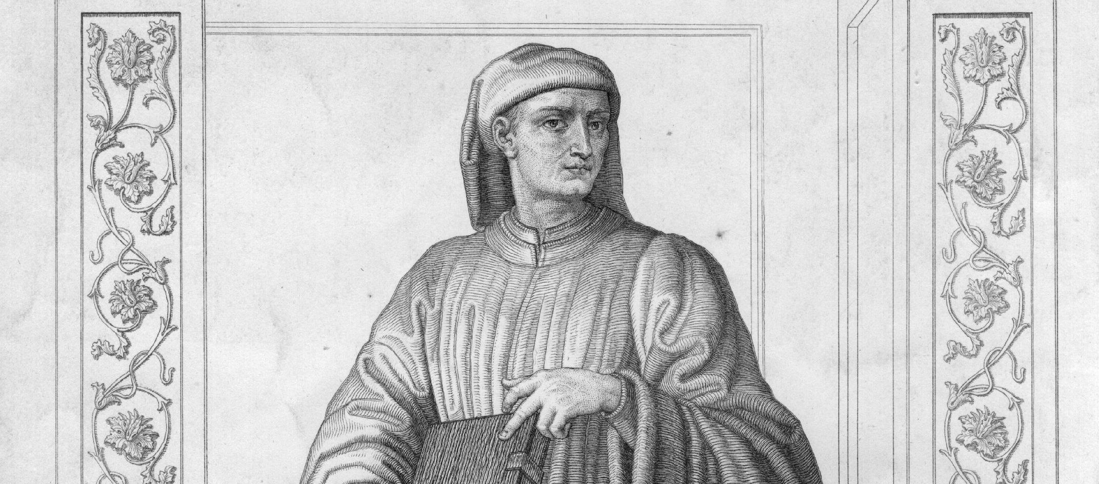Giovanni Boccaccio (1313-1376), the Italian author of the Decameron.