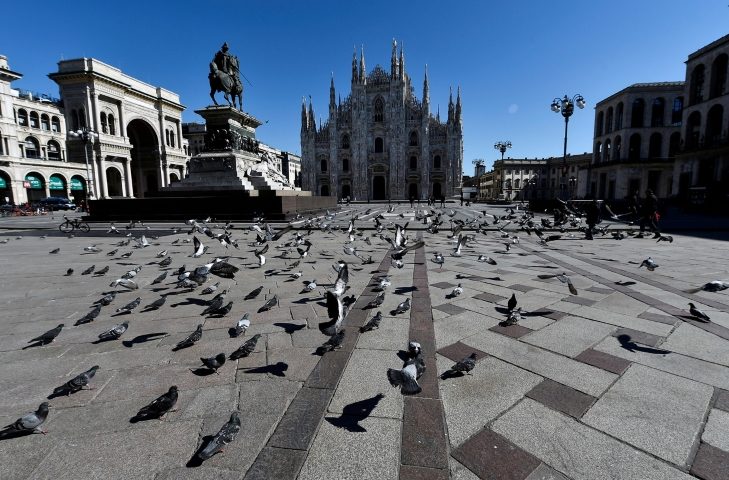 Click to enlarge Duomo square in Milan