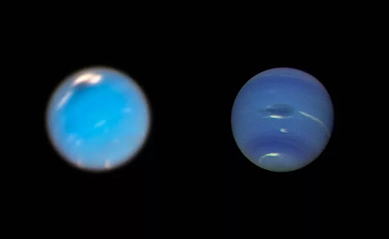 Click to enlarge neptune hubble telescope