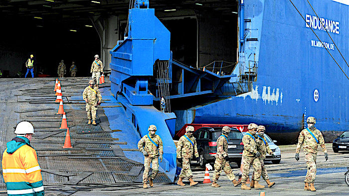 Click to enlarge troops arrive