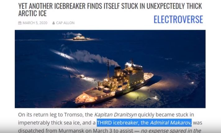 Russian icebreaker