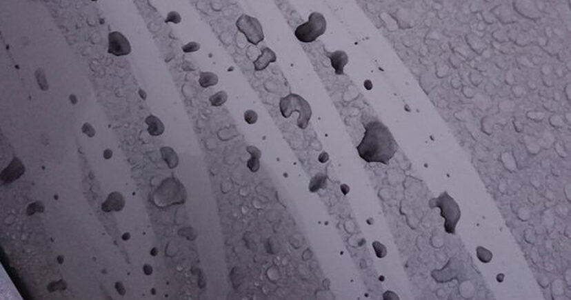 Black rain in Japan