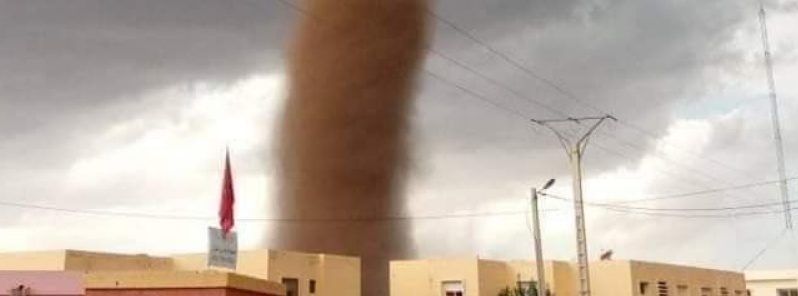 Click to enlarge Tornado in Oued Zem, Morocco on March 15