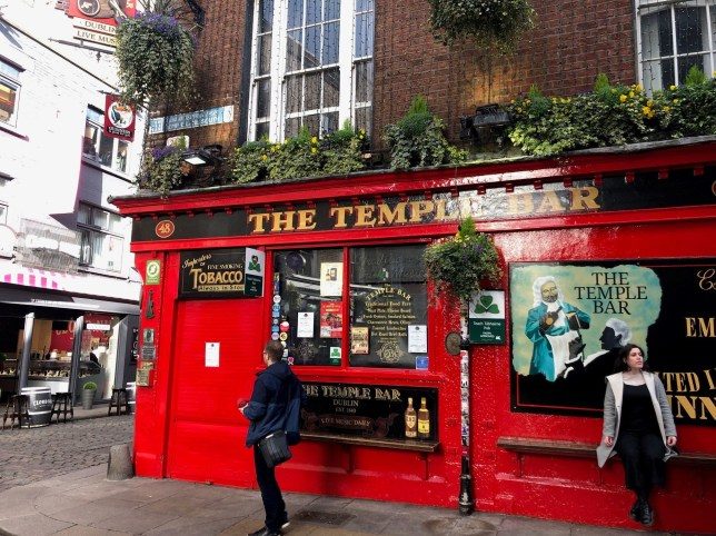 Click to enlarge The Temple Bar in Dublin