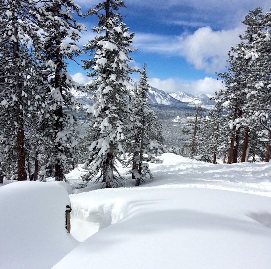 The Sierra snowpack has been boosted over the last few days.