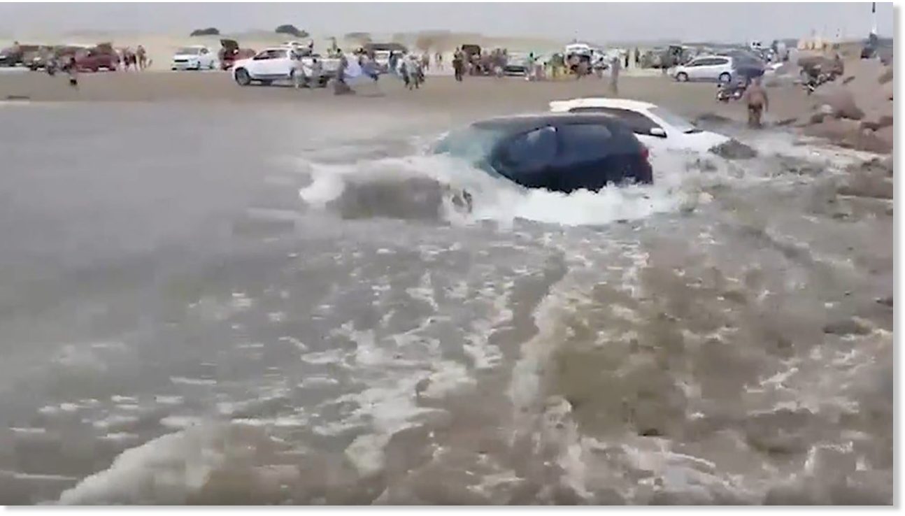 Meteotsunami hits beach in Rio Grande, Brazil — Earth Changes —