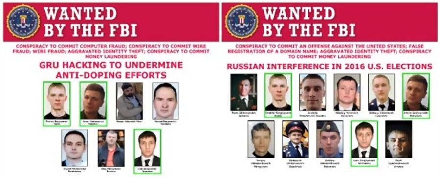 Click to enlarge gru wanted FBI doping DNC hack