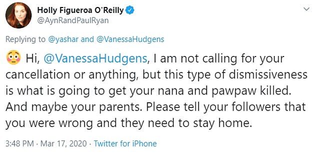 Holly Figueroa tweet