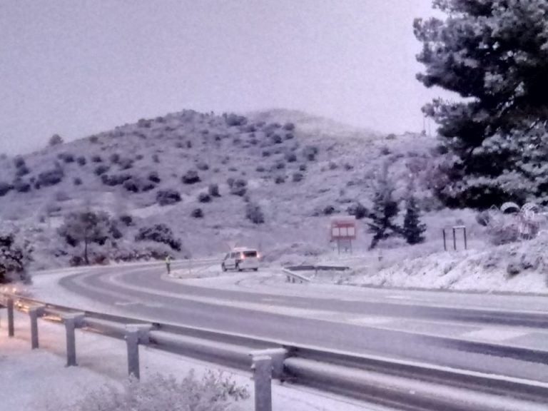 Pictures from the Ayuntamiento de Casares show the snowfall across the Sierra de Ronda and the Sierra de Bermeja
