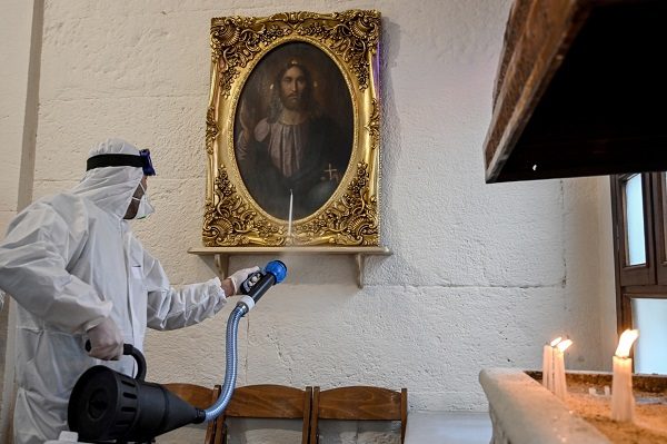 Cleaning painting