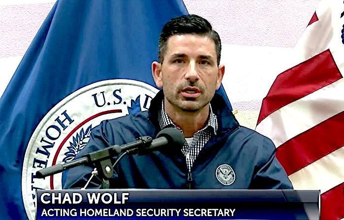 Click to enlarge Chad Wolf