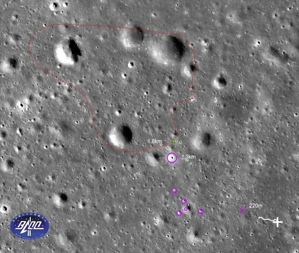 china lunar rover yutu route