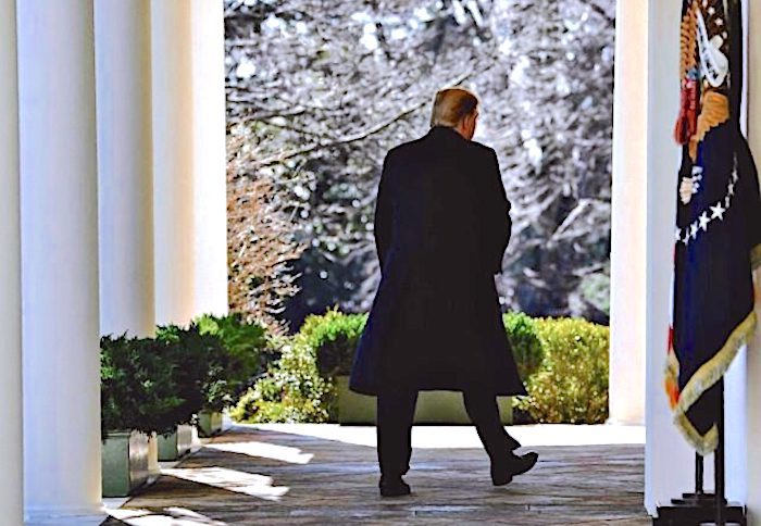 Click to enlarge trump leaving