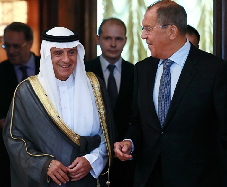 Click to enlarge Adel al-Jubair lavrov