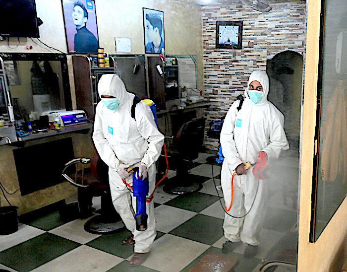 Click to enlarge disinfecting business