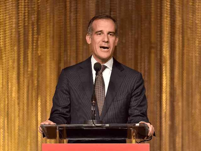 Click to enlarge Los Angeles Mayor Eric Garcetti