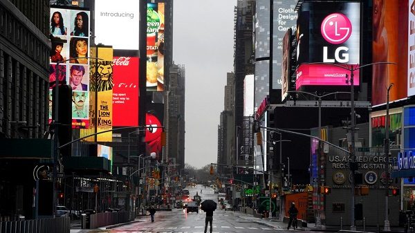 Click to enlarge 7th Avenue in Manhattan