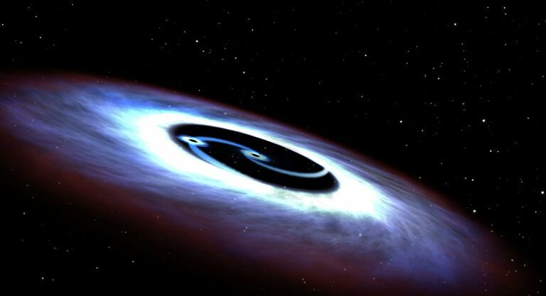 Click to enlarge binary black hole
