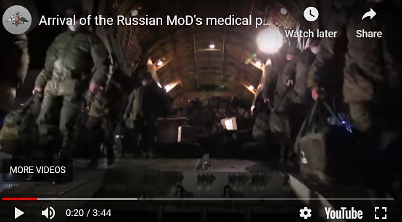Click to enlarge russia aid Italy coronavirus covid-19