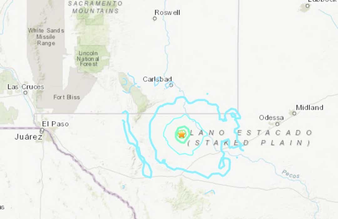 map quake