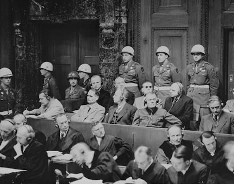 Click to enlarge Nuremberg trial
