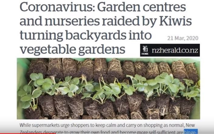 Garden centre hoarding