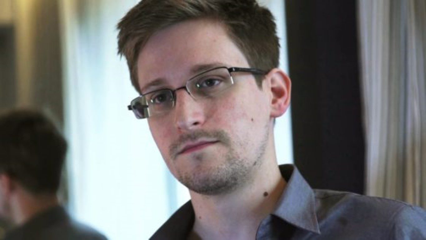 Click to enlarge Edward Snowden