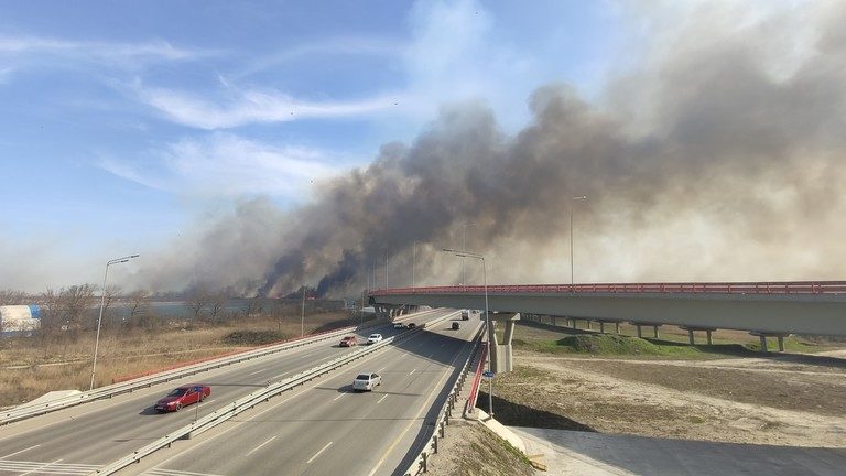 russia fire
