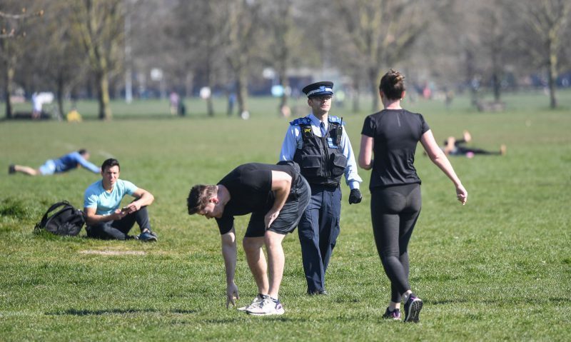 park defying quarantine