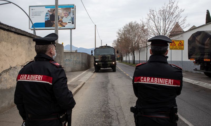 Click to enlarge italy lockdown