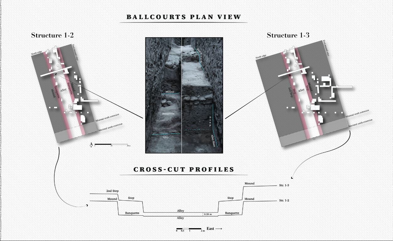 Click to enlarge maya ballcourt reconstruction