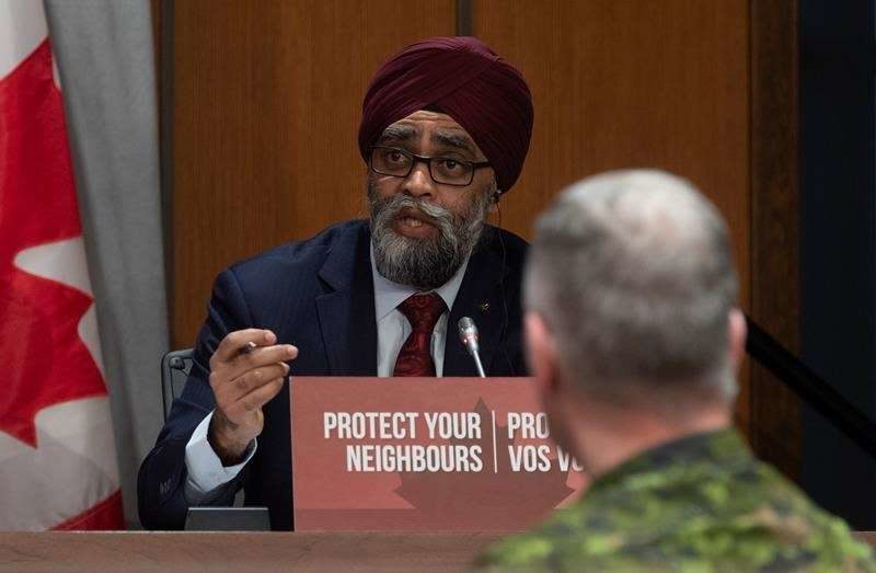 Canadian Defence Minister Harjit Sajjan