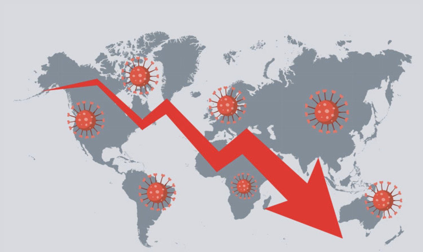 Click to enlarge coronavirus world map