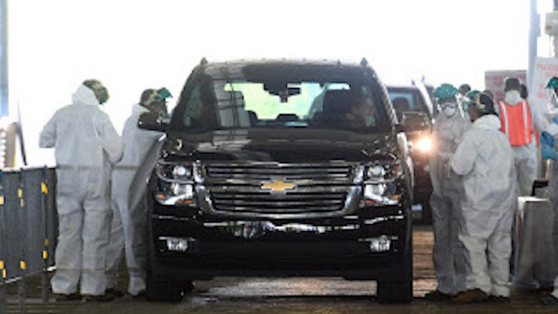 Click to enlarge Louisiana checkpoint